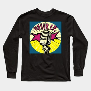 Pop Art Vintage Mic Long Sleeve T-Shirt